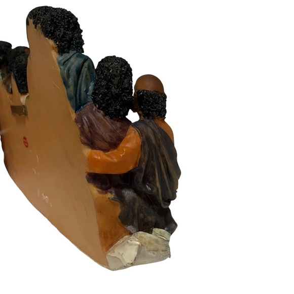 The Last Supper Table Jesus Disciples Mary Wall Hanging African American - Picture 14 of 15